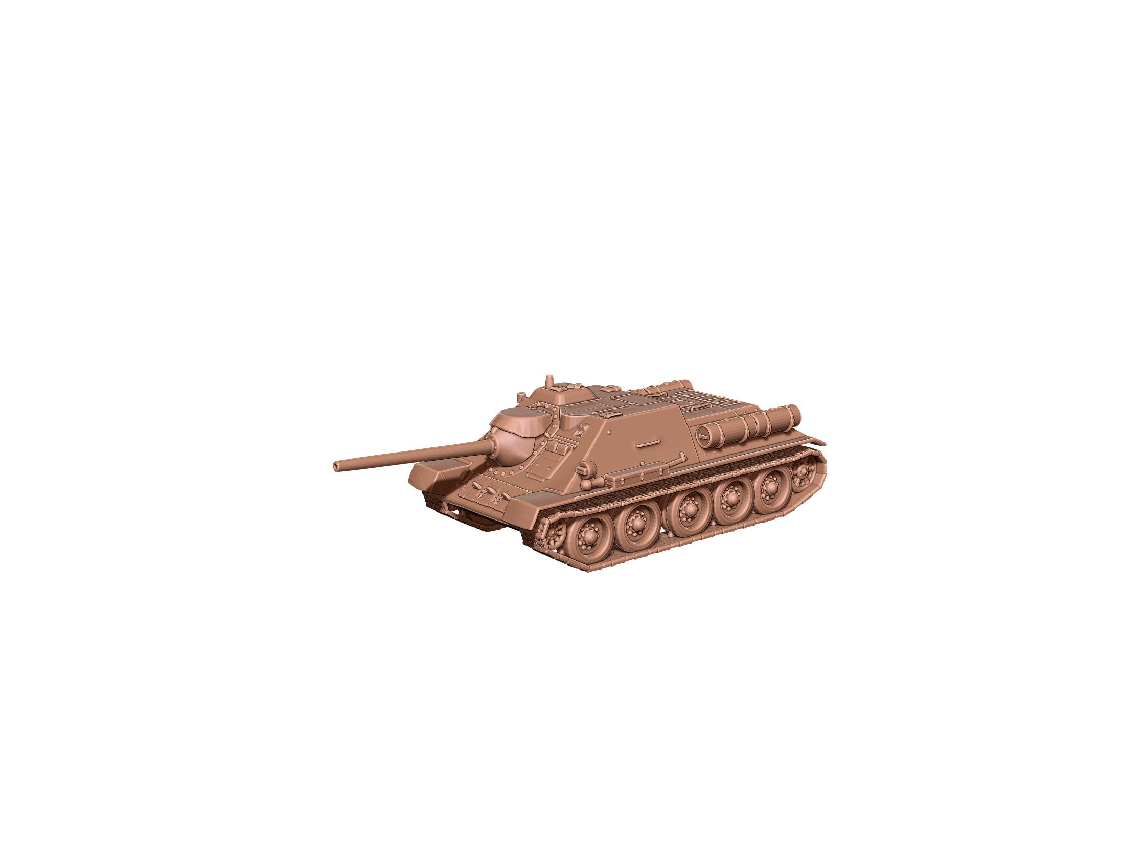 SU-85 - Russian Army - Great for Table Top War Games and Dioramas - Resin 28mm - Eskice Miniature