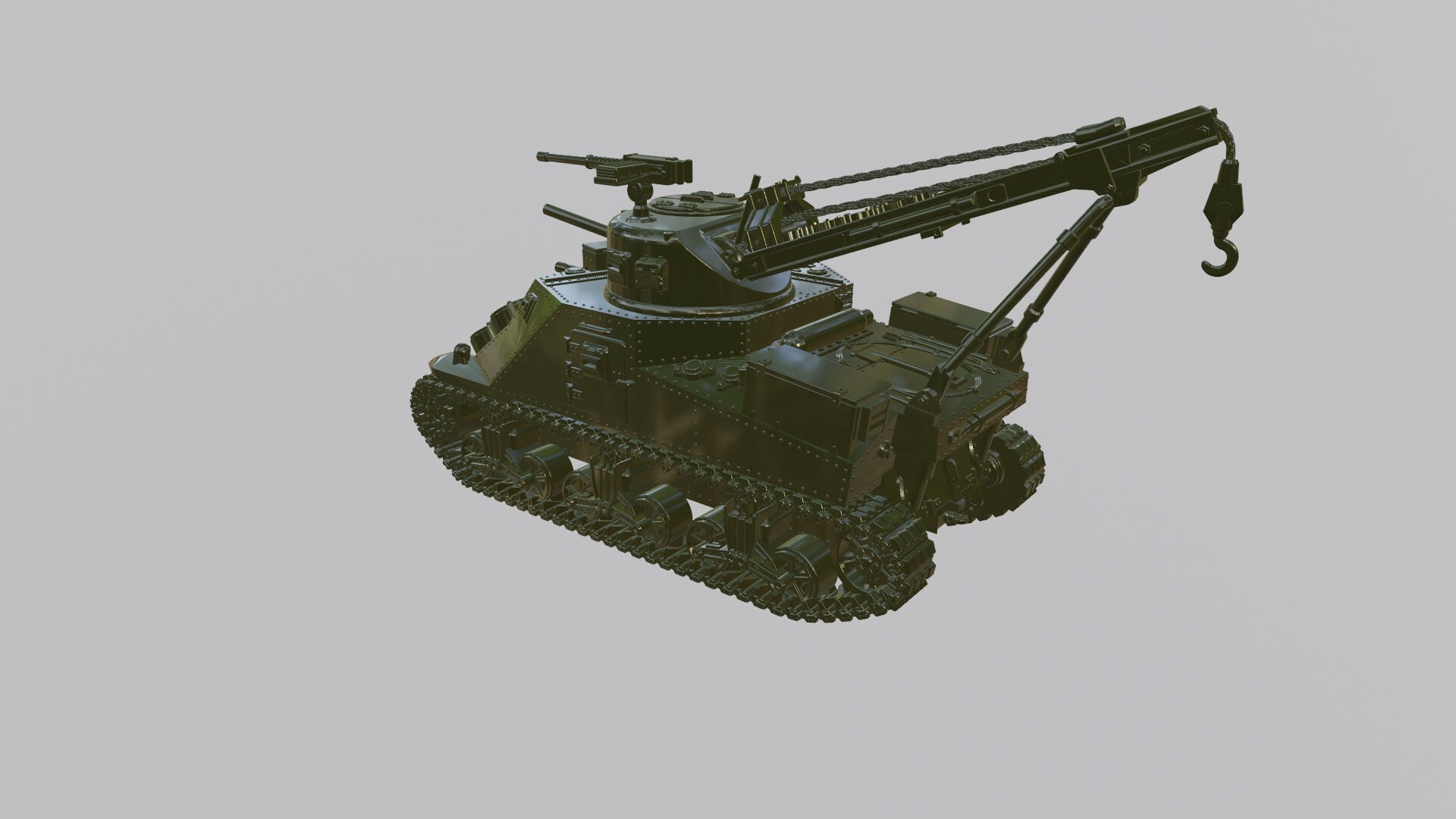 M31 Armoured Recovery Vehicle - Lend-Lease Models - US Army - War Games and Dioramas - Resin - 28 mm scale - wargame3d