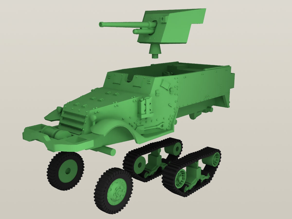 GMC T78 (SU-57) - Lend-Lease Models - US Army - Great for Table Top War Games and Dioramas - Resin - 28 mm scale - wargame3d