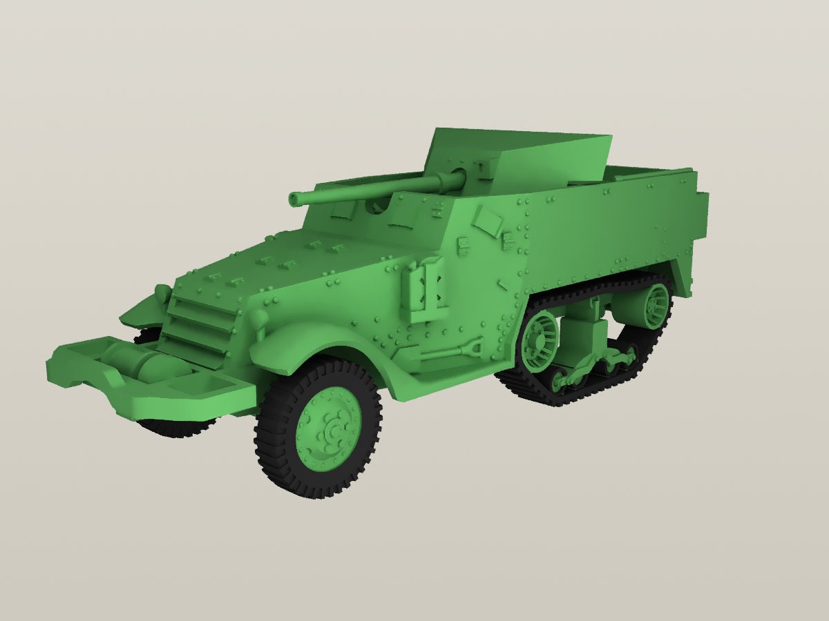 GMC T78 (SU-57) - Lend-Lease Models - US Army - Great for Table Top War Games and Dioramas - Resin - 28 mm scale - wargame3d