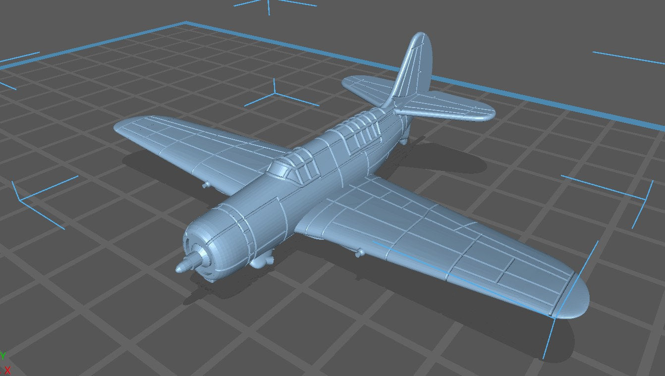 Curtiss SB2C Helldiver - US Air - 1:200 Scale - Great for Table Top War Games and Dioramas - Resin - wargame3d