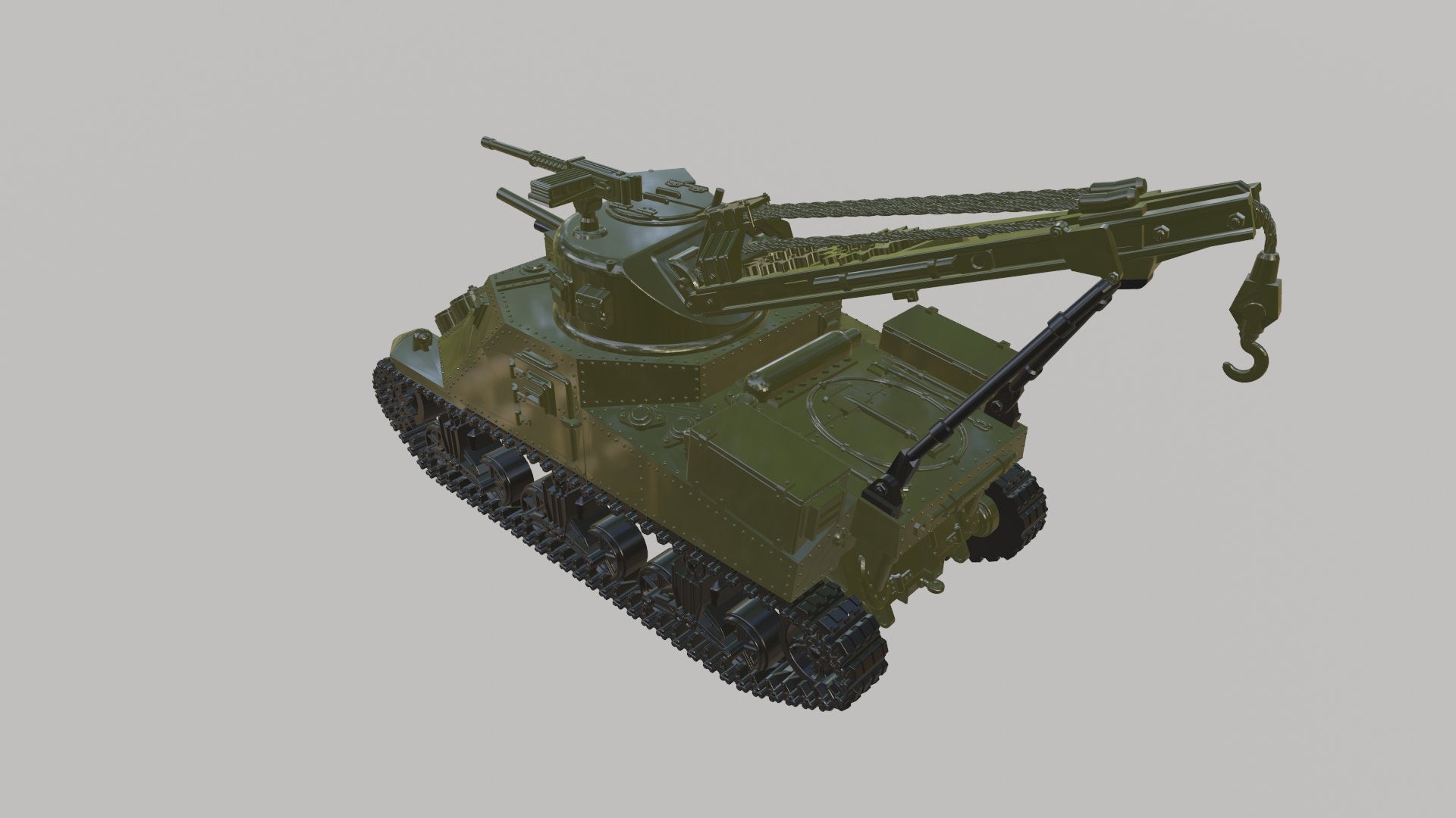M31 Armoured Recovery Vehicle - Lend-Lease Models - US Army - War Games and Dioramas - Resin - 28 mm scale - wargame3d