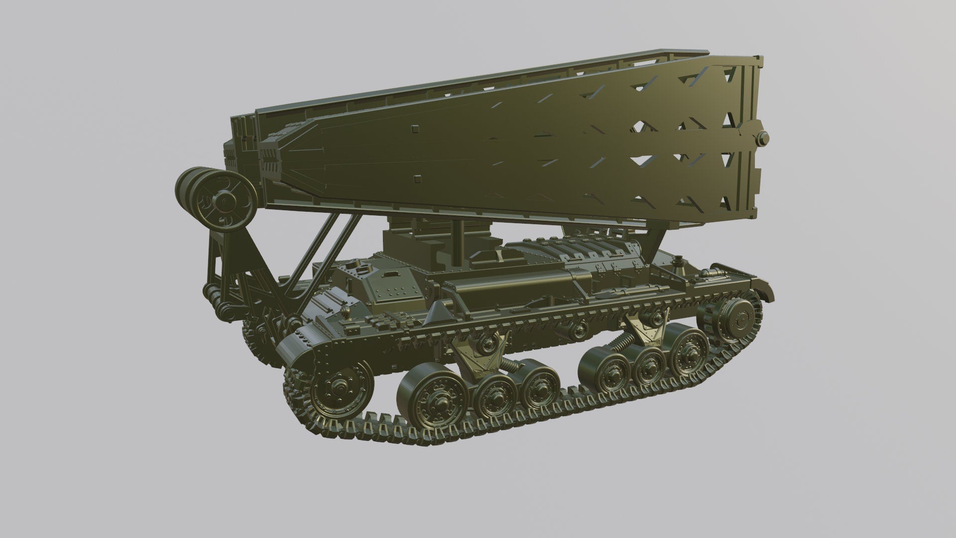 Valentine Bridgelayer - Lend-Lease Models - UK Army - War Games and Dioramas - Resin - 28 mm scale - wargame3d