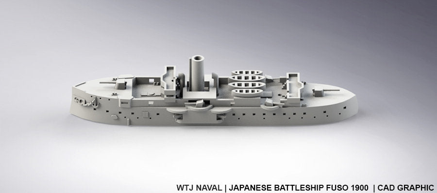 Fuso - Pre Dreadnought Era - Wargaming - Axis and Allies - Naval Miniature - Tabletop Games - Warships