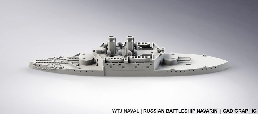 Navarin - Russian Navy - Pre Dreadnought Era - Wargaming - Axis and Allies - Naval Miniature - Warships
