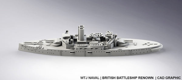 Renown - UK Royal Navy - Pre Dreadnought Era - Wargaming - Axis and Allies - Naval Miniature - Victory at Sea - Warships