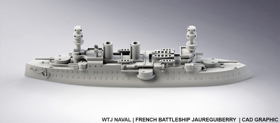Jaureguberry - French Navy - Pre Dreadnought Era - Wargaming - Axis and Allies - Naval Miniature - Warships