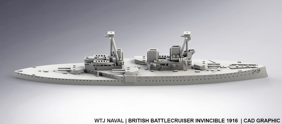 Invincible - UK Royal Navy - Pre Dreadnought Era - Wargaming - Axis and Allies - Naval Miniature - Warships