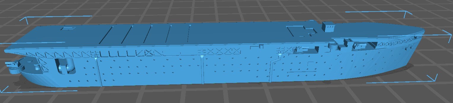 HMS Argus - Royal Navy - Wargaming - Axis and Allies - Naval Miniature - Tabletop Games - Warships - C.O.B.