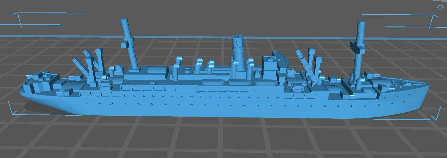 HMS Jervis Bay - Royal Navy - Wargaming - Axis and Allies - Naval Miniature - Tabletop Games - Warships - C.O.B.