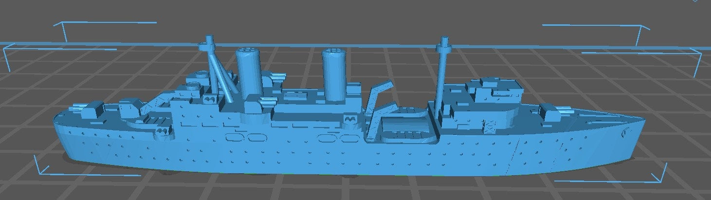 HMS Maidstone - Royal Navy - Wargaming - Axis and Allies - Naval Miniature - Tabletop Games - Warships - C.O.B.