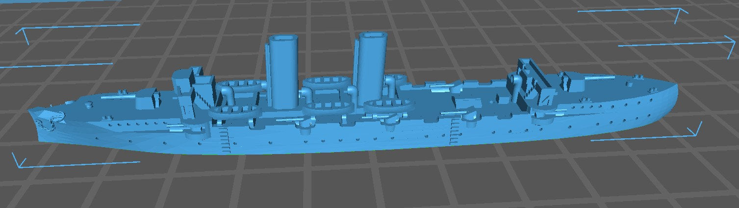 Takasago - IJN Navy - Pre Dreadnought Era - Wargaming - Axis and Allies - Naval Miniature - Warships