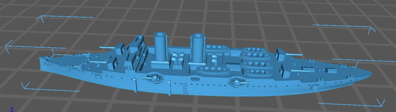 Reina Regente - Spanish Navy - Pre Dreadnought Era - Wargaming - Axis and Allies - Naval Miniature - Warships