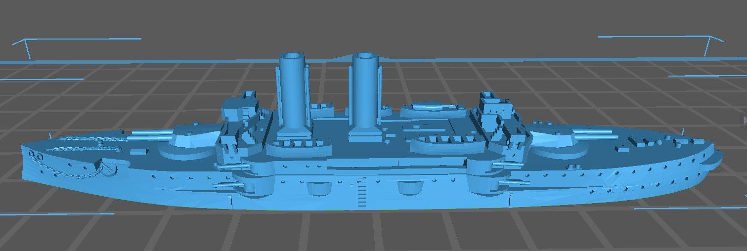 Duncan - UK Royal Navy - Pre Dreadnought Era - Wargaming - Axis and Allies - Naval Miniature - Warships