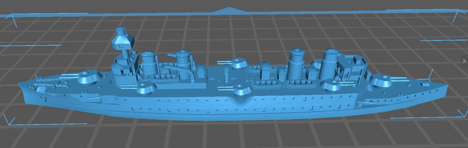 Leon Gambetta - French Navy - Pre Dreadnought Era - Wargaming - Axis and Allies - Naval Miniature - Warships