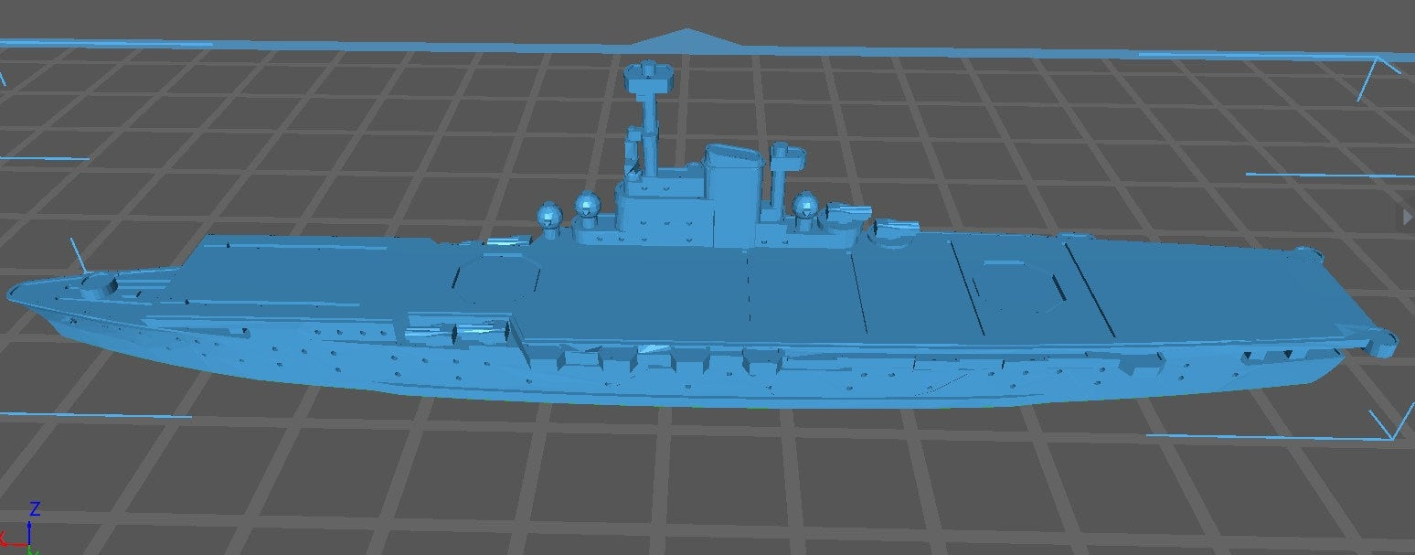 De Grasse CV Conversion - German Navy - Wargaming - Axis and Allies - Naval Miniature - Tabletop Games - Warships - C.O.B.