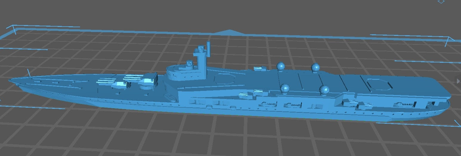 Grossflugzeugkreuzer A IIa - CV - German Navy - Wargaming - Axis and Allies - Naval Miniature - Warships - C.O.B.