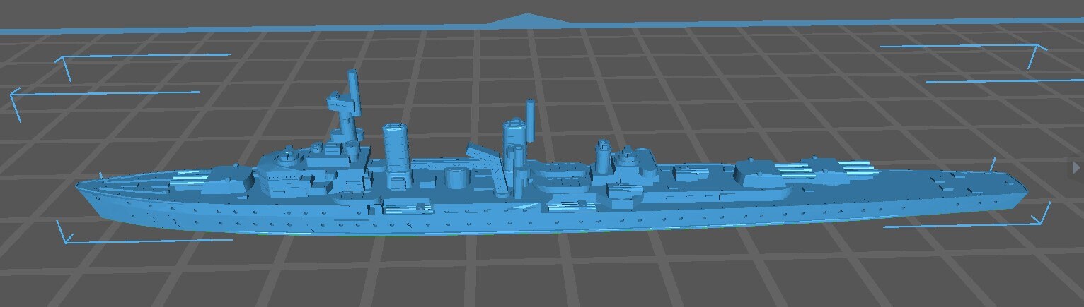 Cruiser - Konigsberg - German Navy - Wargaming - Axis and Allies - Naval Miniature - Tabletop Games - Warships - C.O.B.