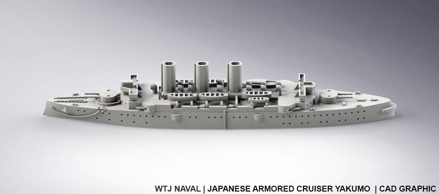 Yakumo - Pre Dreadnought Era - Wargaming - Axis and Allies - Naval Miniature - Tabletop Games - Warships