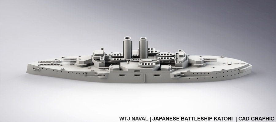 Katori - Pre Dreadnought Era - Wargaming - Axis and Allies - Naval Miniature - Tabletop Games - Warships