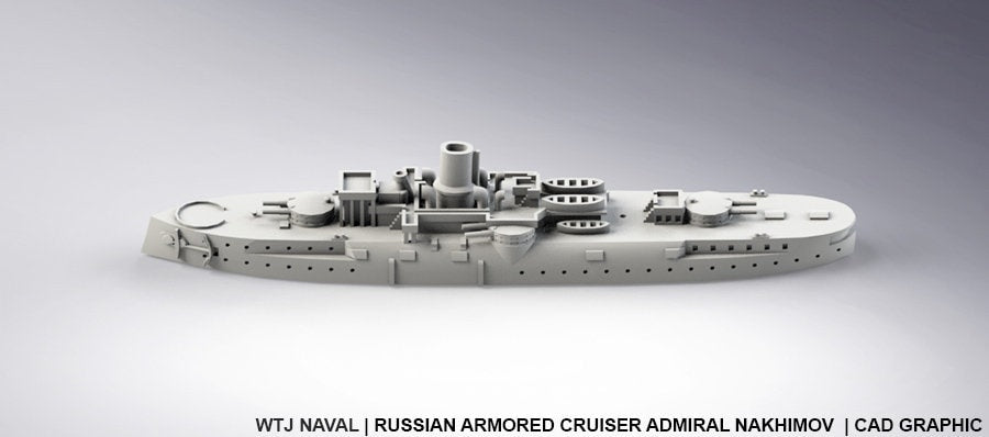 Admiral Nakhimov - Russian Navy - Pre Dreadnought Era - Wargaming - Axis and Allies - Naval Miniature - Warships