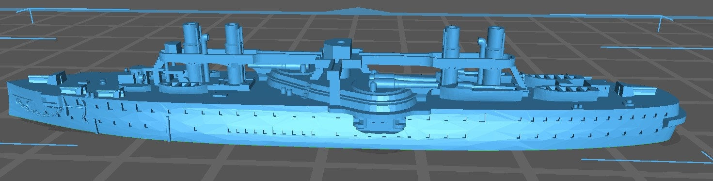 Lepanto - Italian Navy - Pre Dreadnought Era - Wargaming - Axis and Allies - Naval Miniature - Warships