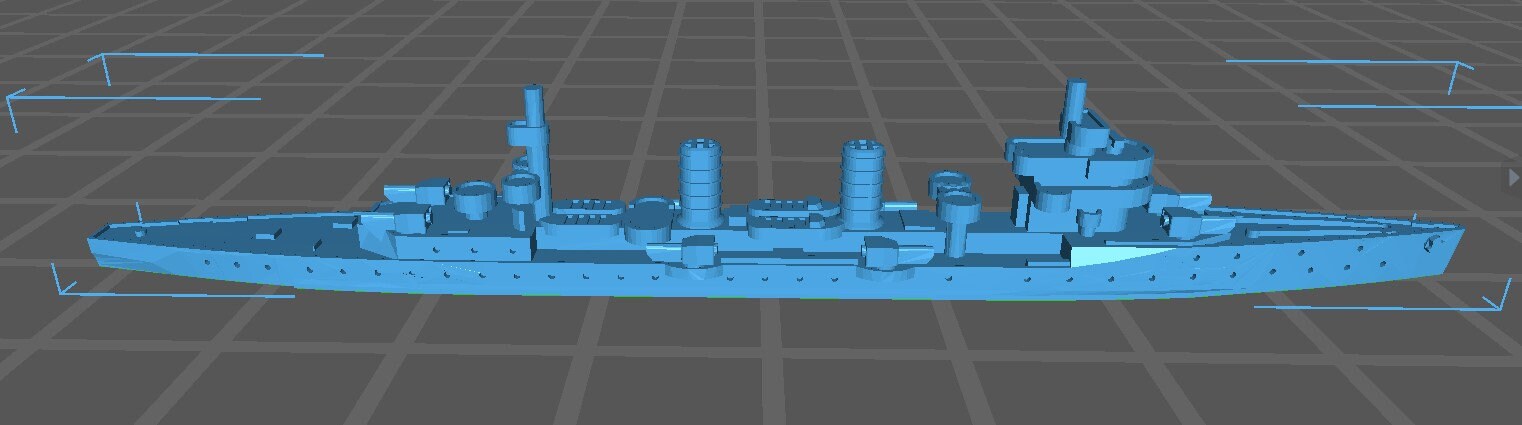 Bari - Italian Navy - Wargaming - Axis and Allies - Naval Miniature - Tabletop Games - Warships - C.O.B.