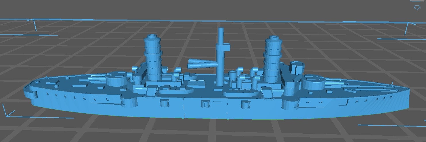 Giuseppe Garibaldi - Italian Navy - Wargaming - Axis & Allies - Naval Miniature - Tabletop Games - Warships - C.O.B.