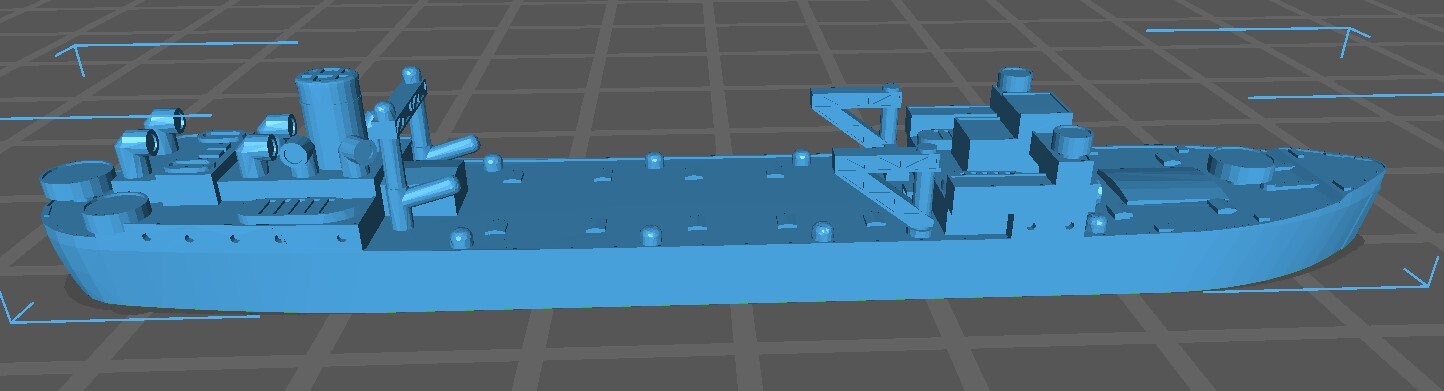 HMS Bachaquero - Royal Navy - Wargaming - Axis and Allies - Naval Miniature - Tabletop Games - Warships - C.O.B.