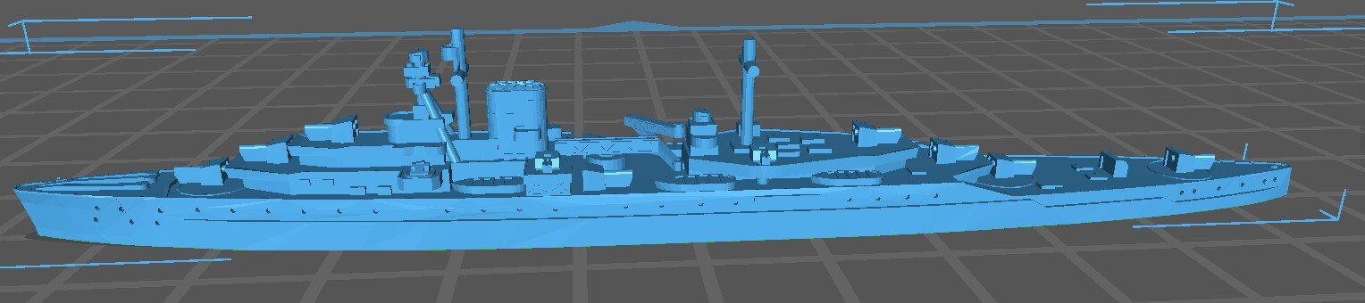 HMS Effingham - Royal Navy - Wargaming - Axis and Allies - Naval Miniature - Tabletop Games - Warships - C.O.B.