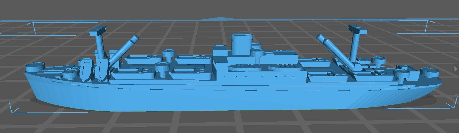 HMS Empire Battleaxe - Royal Navy - Wargaming - Axis and Allies - Naval Miniature - Tabletop Games - Warships - C.O.B.