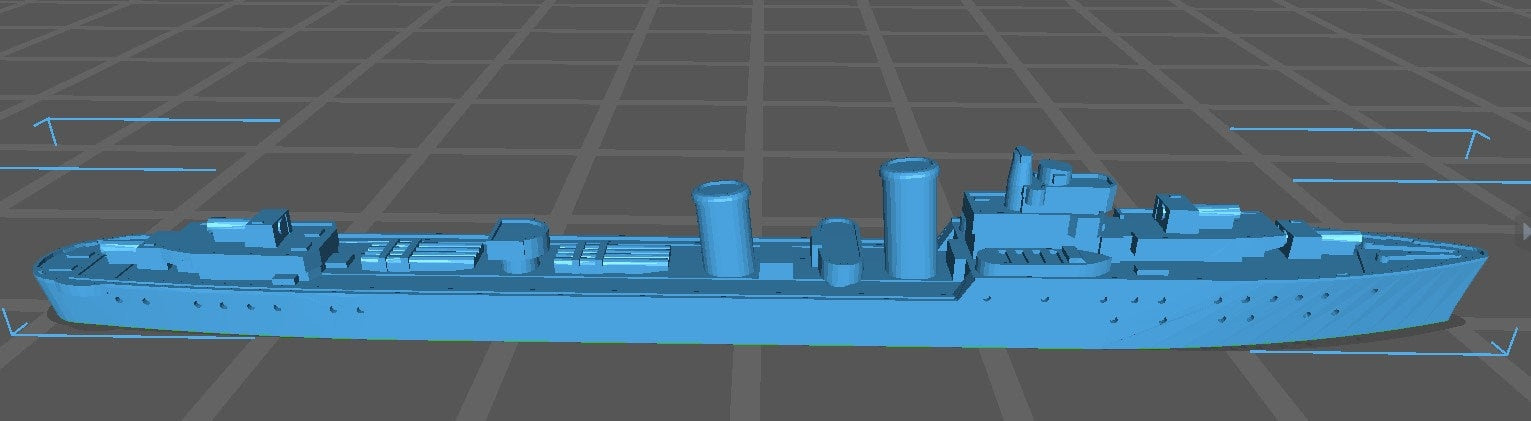 HMS Hurricane - Royal Navy - Wargaming - Axis and Allies - Naval Miniature - Tabletop Games - Warships - C.O.B.