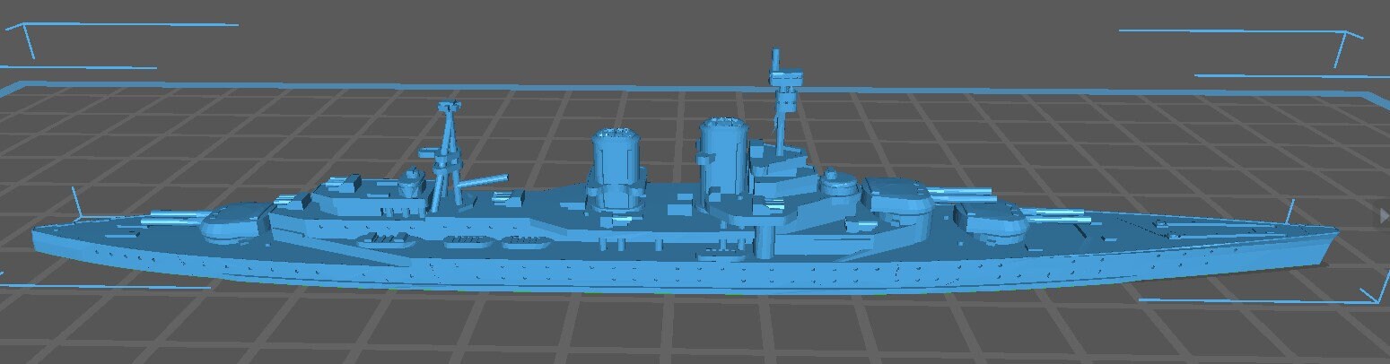 HMS Renown (1916) - Royal Navy - Wargaming - Axis and Allies - Naval Miniature - Tabletop Games - Warships - C.O.B.