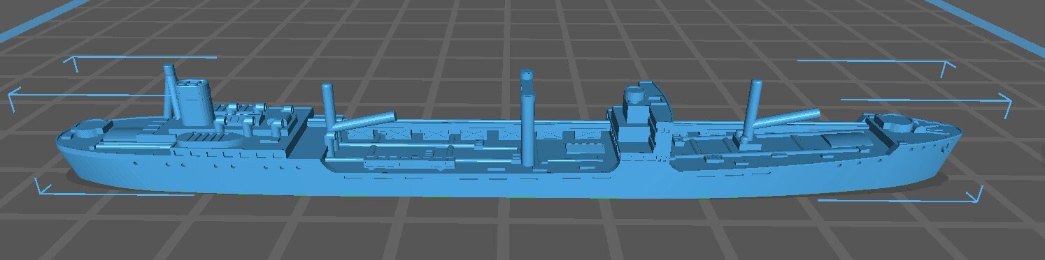 Shinkoku Maru - IJN - Wargaming - Axis & Allies - Naval Miniature - Tabletop Games - Warships - C.O.B.