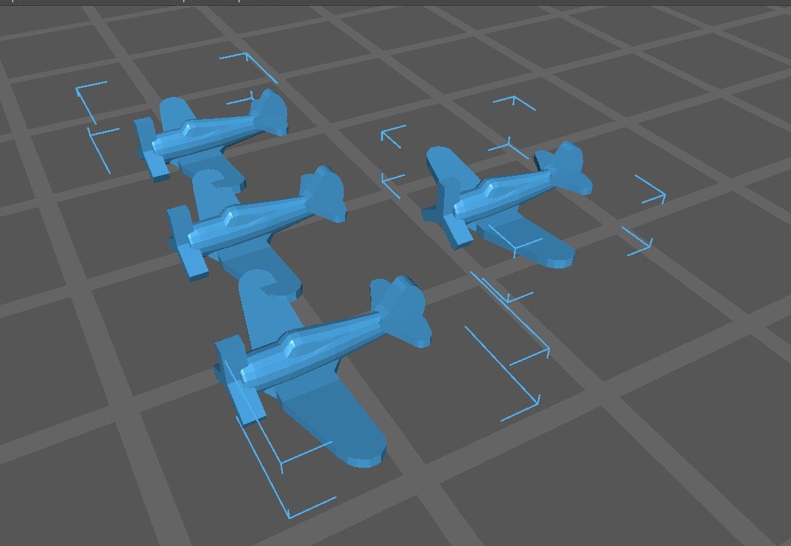 Aircraft - CAC Boomerang Fighter- Australian - 1:900 - Wargaming - Axis and Allies - Naval Miniature - War Games - Warships