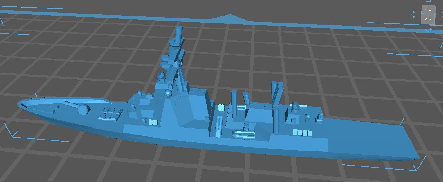 Destroyer - Hobart-Class - Australian Navy - Wargaming - Axis and Allies - Naval Miniature - Warships