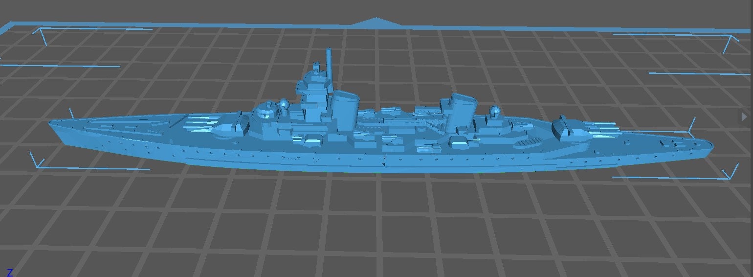 Cruiser - Ersatz Hessen (D-Class) - German Navy - Wargaming - Axis and Allies - Naval Miniature - Games - Warships - C.O.B.
