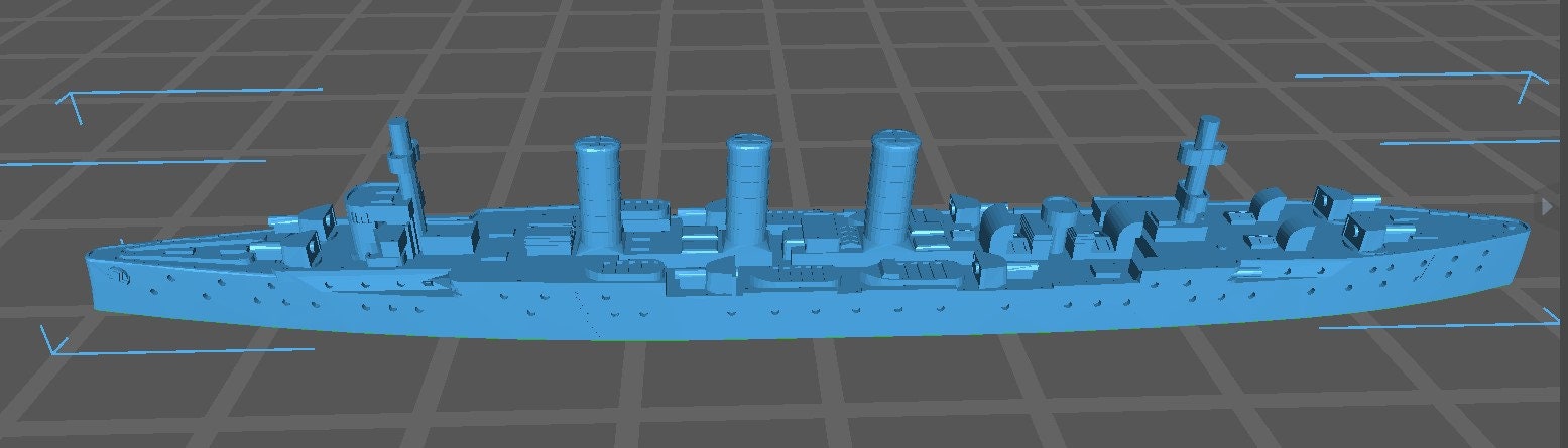 Cruiser - Kolberg - German Navy - Wargaming - Axis and Allies - Naval Miniature - Tabletop Games - Warships - C.O.B.