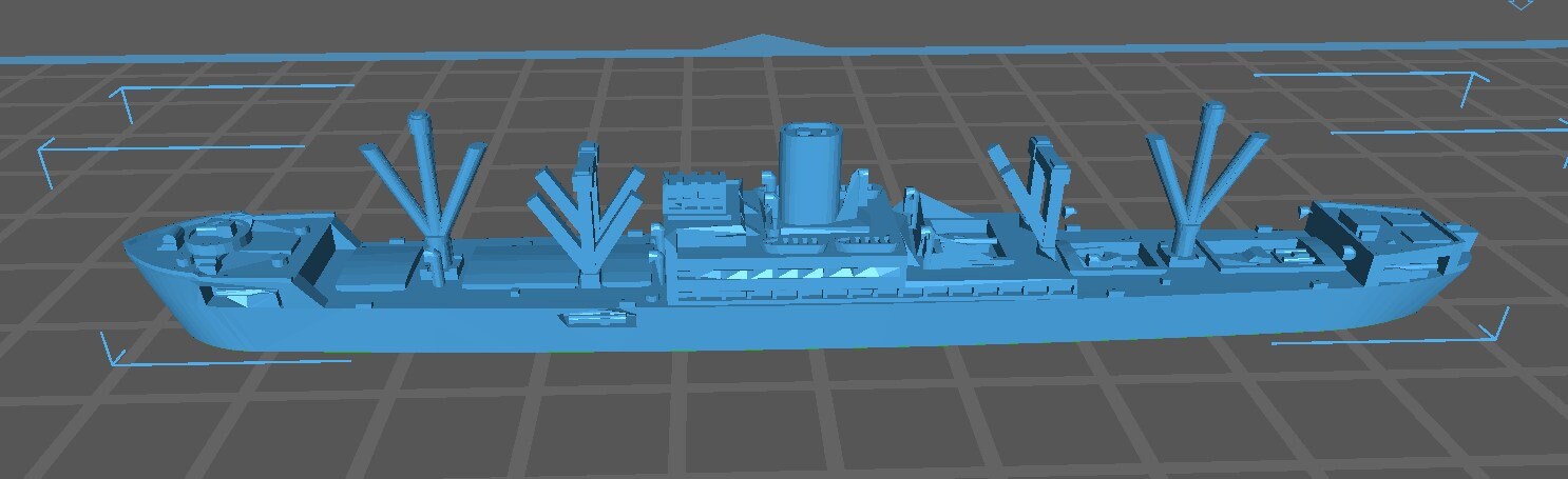 Kormoran (HSK-8) - German Navy - Wargaming - Axis and Allies - Naval Miniature - Tabletop Games - Warships - C.O.B.
