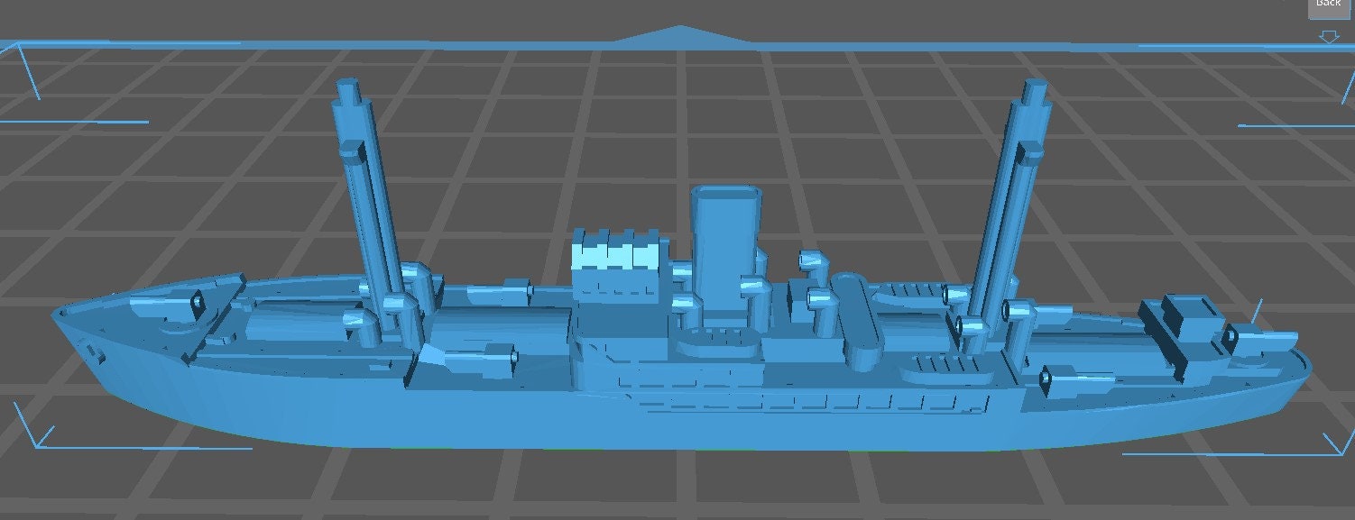 Thor (HSK 4) - German Navy - Wargaming - Axis and Allies - Naval Miniature - Tabletop Games - Warships - C.O.B.