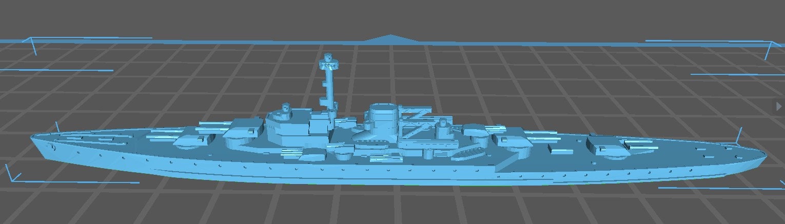 Zenker's Cruiser Killer - German Navy - Wargaming - Axis and Allies - Naval Miniature - Tabletop Games - Warships - C.O.B.