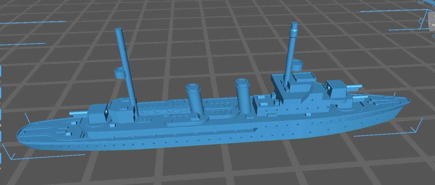 Bougainville - French Navy - Wargaming - Axis & Allies - Naval Miniature - Tabletop Games - Warships - C.O.B.