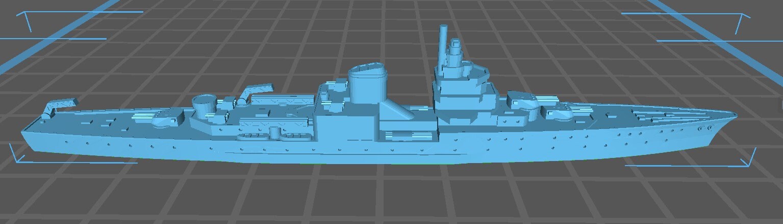 De Grasse - French Navy - Wargaming - Axis & Allies - Naval Miniature - Tabletop Games - Warships - C.O.B.