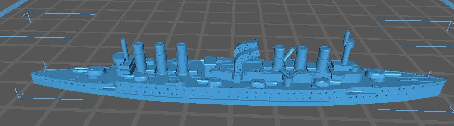 Ernst Renan - French Navy - Wargaming - Axis & Allies - Naval Miniature - Tabletop Games - Warships - C.O.B.