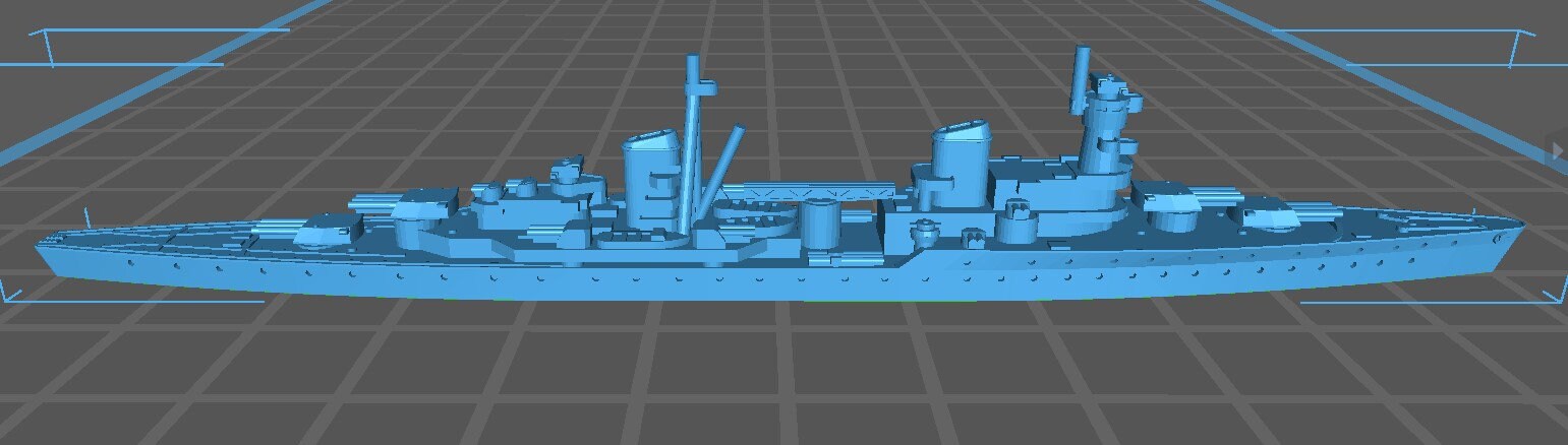 Chapayev - Soviet Navy - Wargaming - Axis & Allies - Naval Miniature - Warships - C.O.B.