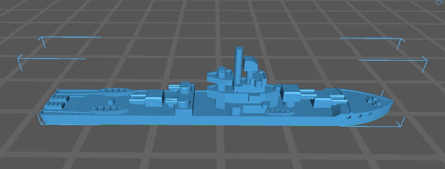 Kashan - Soviet Navy - Wargaming - Axis & Allies - Naval Miniature - Warships - C.O.B.