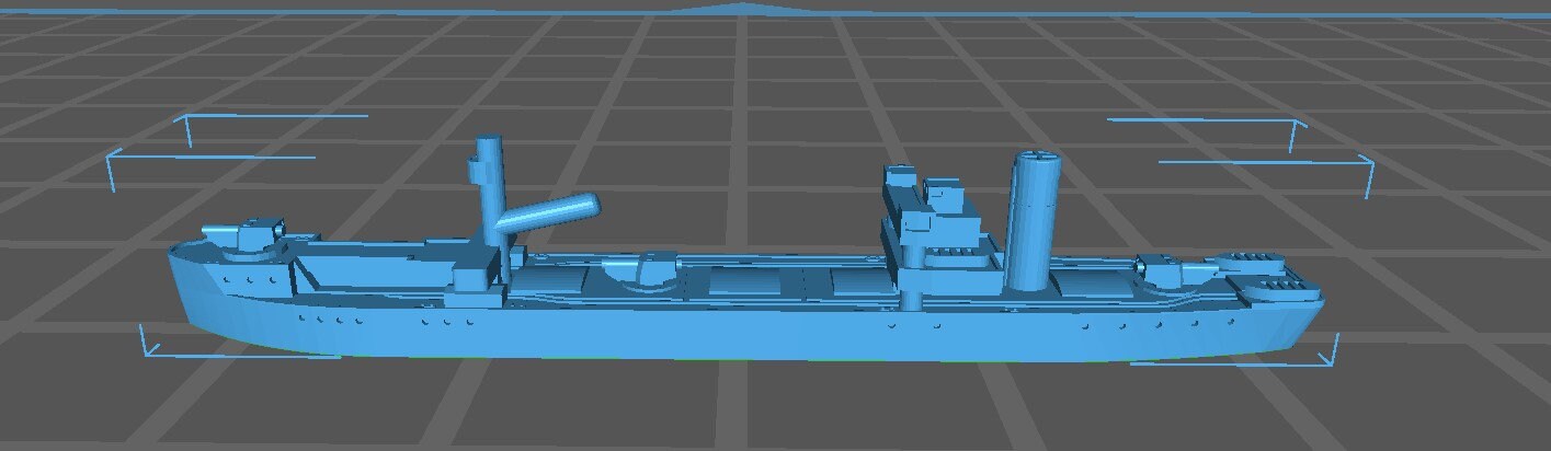 Krasnaya Abkhaziya - Soviet Navy - Wargaming - Axis & Allies - Naval Miniature - Warships - C.O.B.