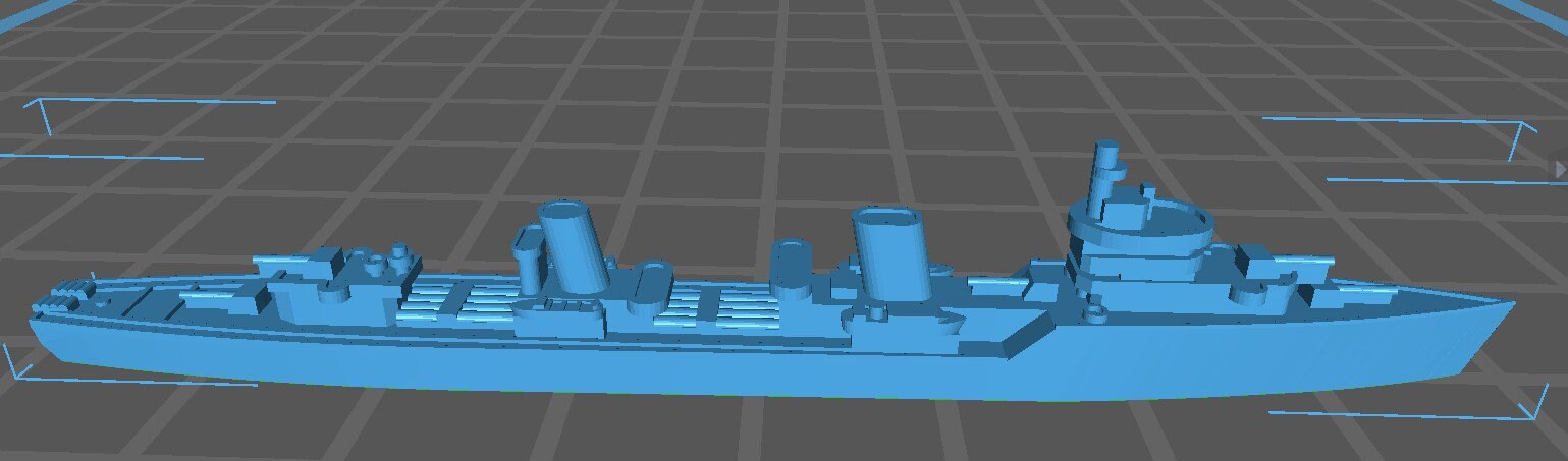 Leningrad (Project 1) - Soviet Navy - Wargaming - Axis & Allies - Naval Miniature - Warships - C.O.B.