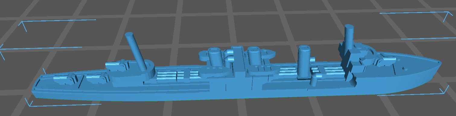 Nezamozhnik - Soviet Navy - Wargaming - Axis & Allies - Naval Miniature - Warships - C.O.B.