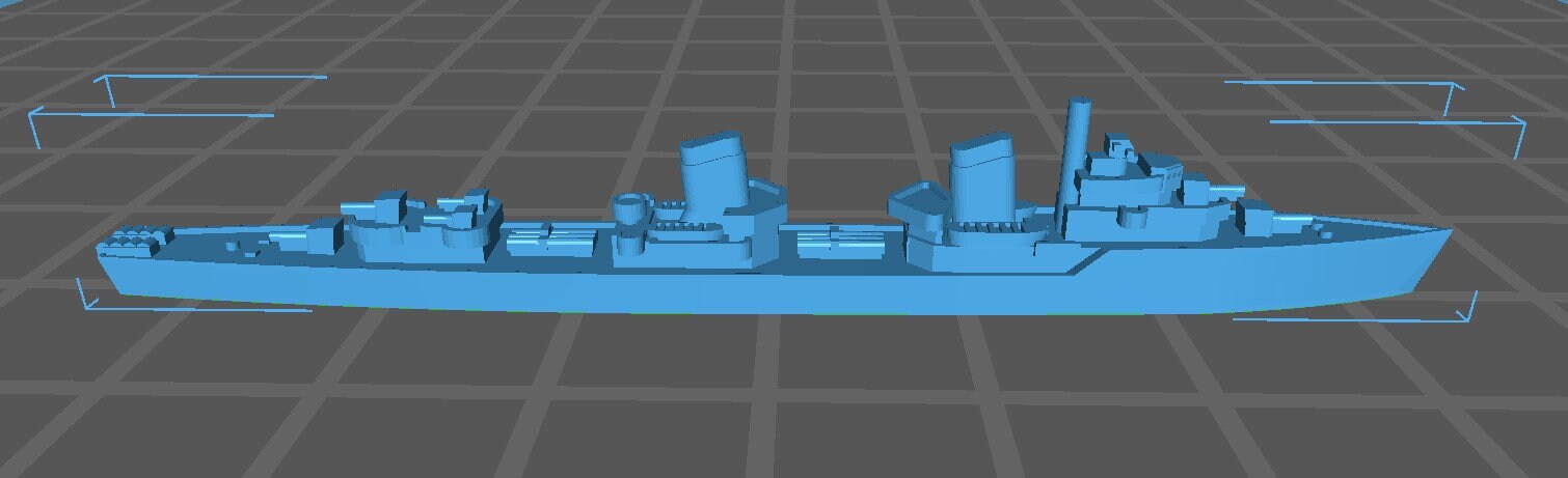 Soobrazitelny Project 7U - Soviet Navy - Wargaming - Axis & Allies - Naval Miniature - Warships - C.O.B.